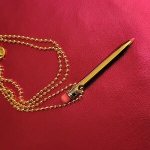Betsey Johnson NO 2 Pencil necklace